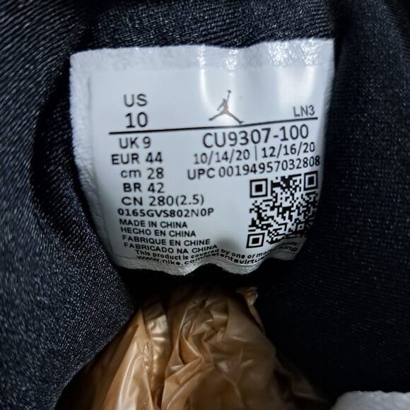 Size 10 Nike Air Jordan 7 Retro Flint Gray White Purple CU9307-100 Men's Sneaker - Picture 7 of 15